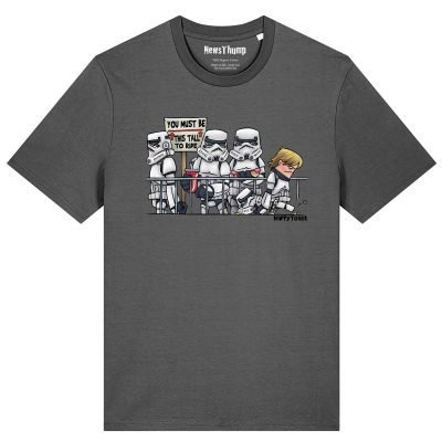 A bit short for a stormtrooper T-shirt