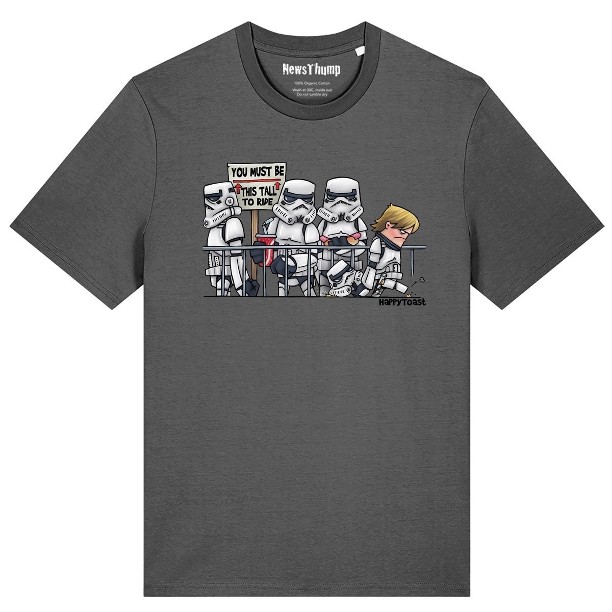 A bit short for a stormtrooper T-shirt