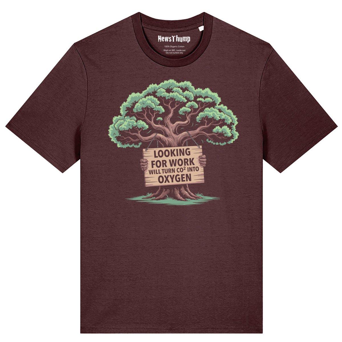 Out of work Tree T-shirt
