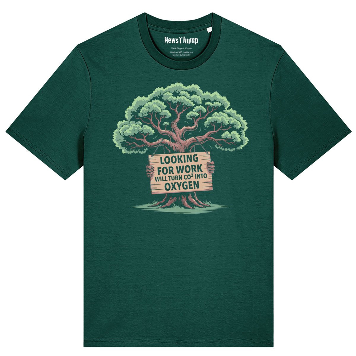 Out of work Tree T-shirt