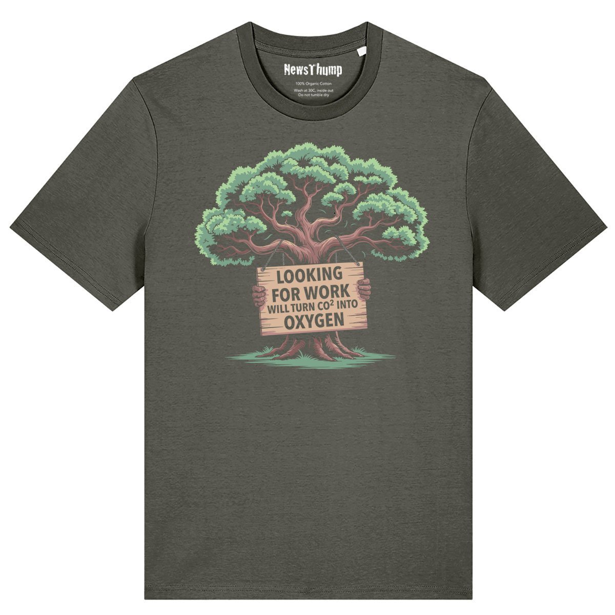 Out of work Tree T-shirt