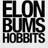 Elon Bums Hobbits T-shirt close up