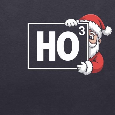 Ho (3) Santa Christmas T-shirt close up