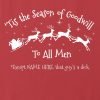 Personalised Goodwill To All Men T-Shirt