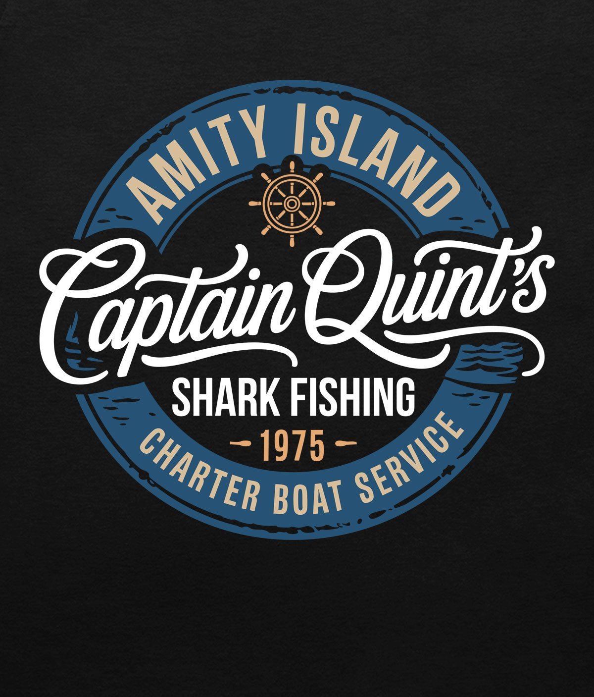 Quint’s Shark Fishing 1975 T-shirt