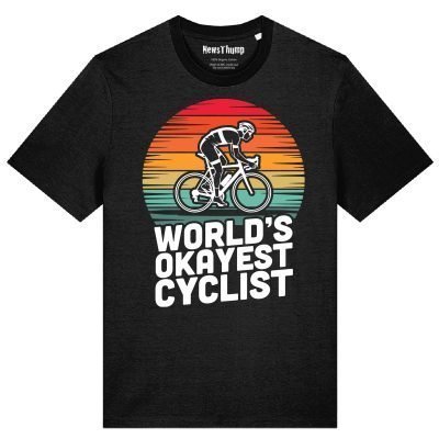 World's Okayest Cyclist T-shirt