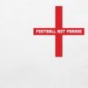 Football not Farage T-shirt close up