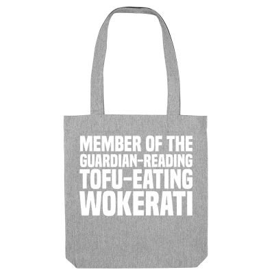 Wokerati Tote Bag Heather Grey