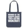 Wokerati Tote Bag midnight blue